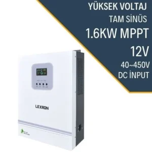 LEXRON 1.6kW HV MPPT 12V Akıllı İnverter