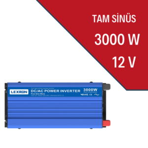LEXRON 3000W 12V Tam Sinüs İnverter