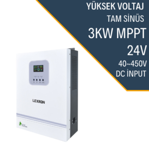 LEXRON 3kW HV MPPT 24V Akıllı İnverter